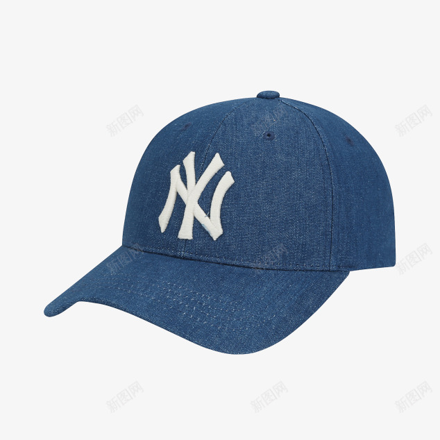 牛仔条纹弯檐帽NEWYORKYANKEESpng_新图网 https://ixintu.com 牛仔 条纹 弯檐