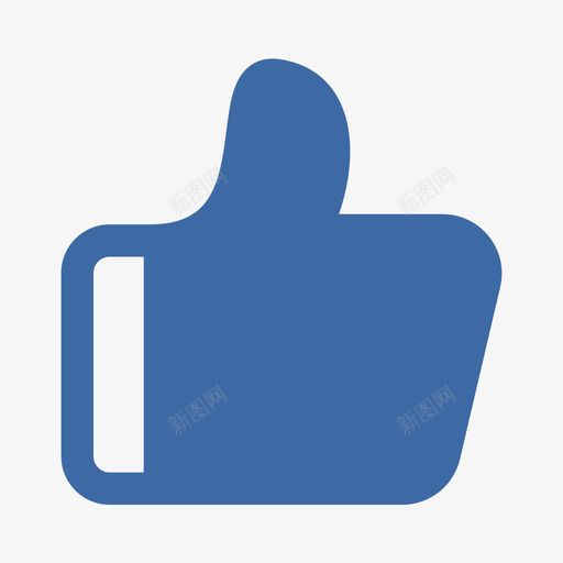 点赞蓝svg_新图网 https://ixintu.com 点赞