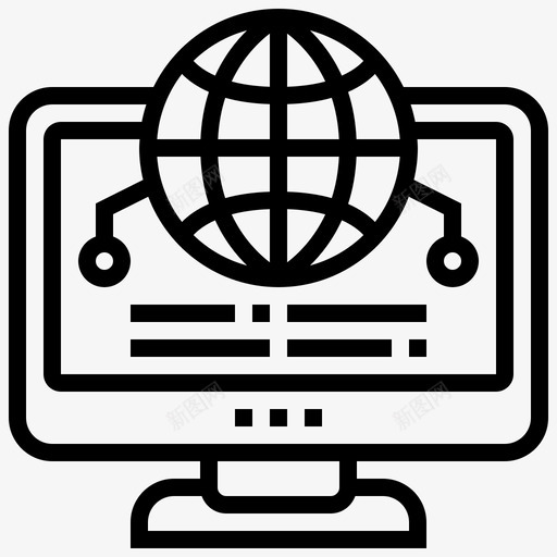 信息公共服务29线性svg_新图网 https://ixintu.com 信息 公共服务 线性