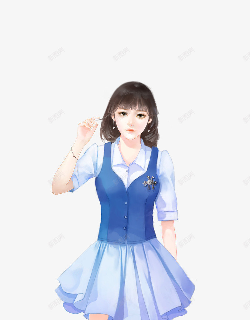 宅女改造后l2png免抠素材_新图网 https://ixintu.com 宅女 改造