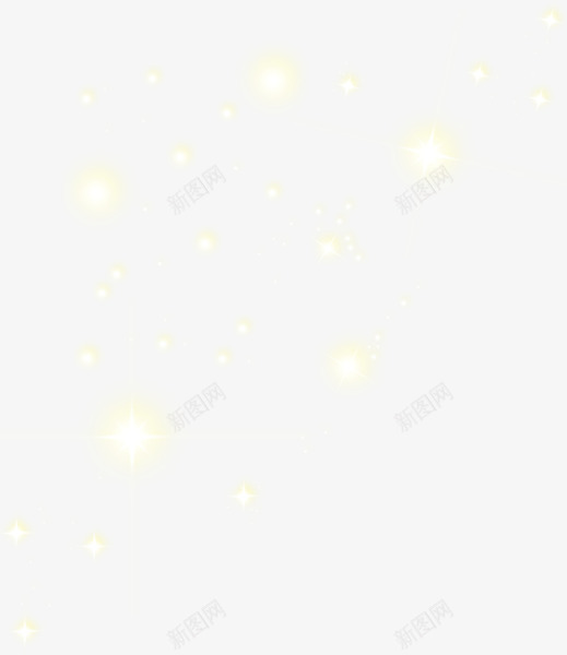 黄色闪光png免抠素材_新图网 https://ixintu.com 黄色 闪光