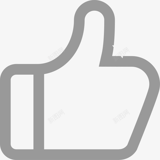 未点赞icon3xsvg_新图网 https://ixintu.com 未点