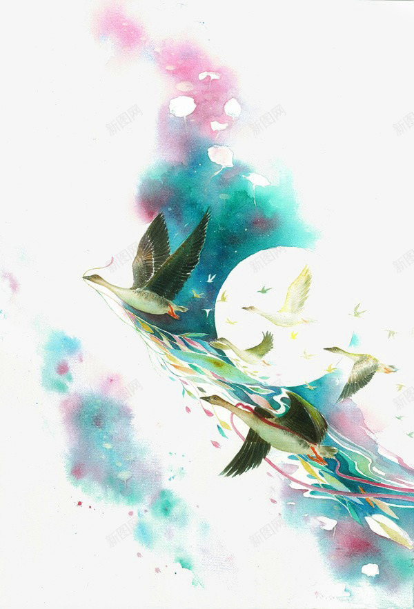 唯美水彩手绘古风花卉插画中国风装饰透明PS设计png免抠素材_新图网 https://ixintu.com 唯美 水彩 手绘 古风 花卉 插画 中国 国风 装饰 透明 设计