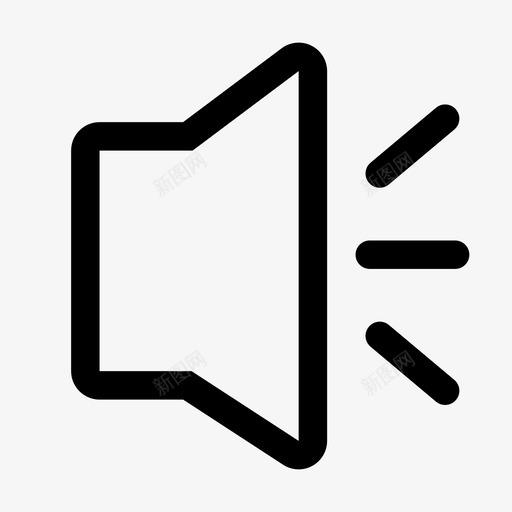 通知消息提醒公告注意线性svg_新图网 https://ixintu.com 通知 消息 提醒 公告 注意 线性