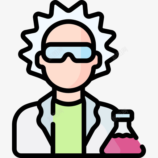 科学家实验室69线性颜色svg_新图网 https://ixintu.com 科学家 实验室 线性 颜色