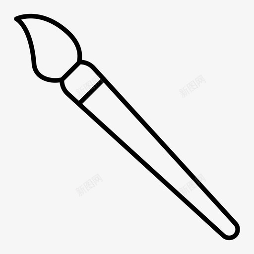 毛笔艺术童年svg_新图网 https://ixintu.com 童年 毛笔 艺术 色彩 颜料 画笔 玩具