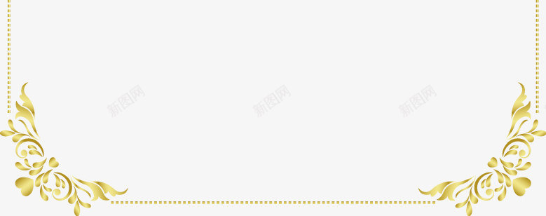 欧式精美金色边框png免抠素材_新图网 https://ixintu.com 欧式 精美 金色 边框