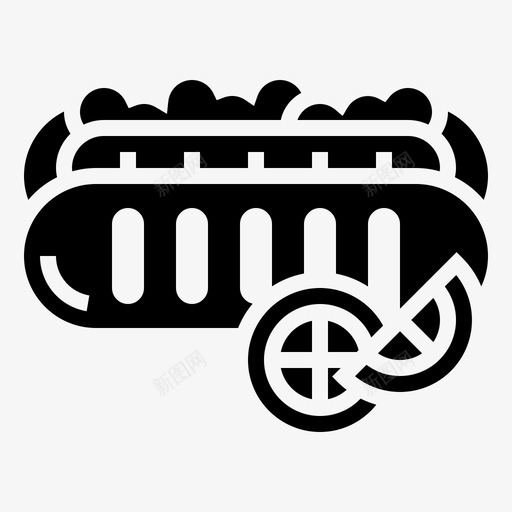 热狗棒球元素1字形svg_新图网 https://ixintu.com 热狗 棒球 元素 字形