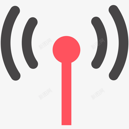 信号塔弱svg_新图网 https://ixintu.com 信号塔