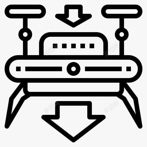 下降飞行器直线svg_新图网 https://ixintu.com 下降 飞行器 直线