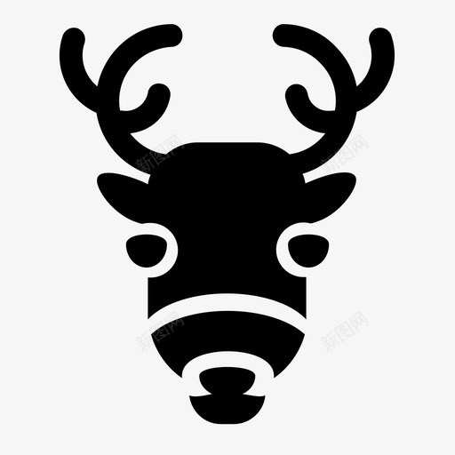 驯鹿圣诞节圣诞老人svg_新图网 https://ixintu.com 驯鹿 圣诞节 圣诞老人 雄鹿 鹿肉 农场 动物