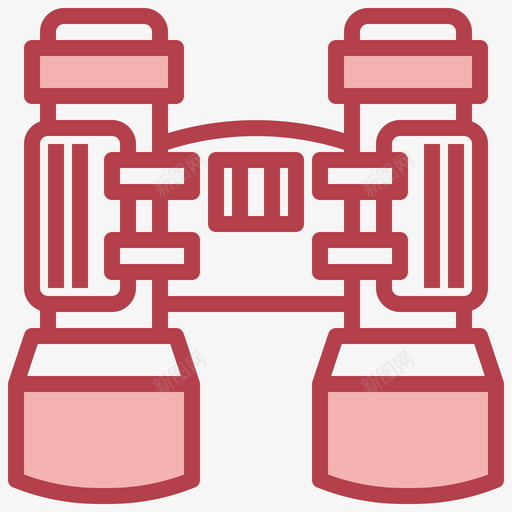 双筒望远镜露营179红色svg_新图网 https://ixintu.com 双筒 望远镜 露营 红色