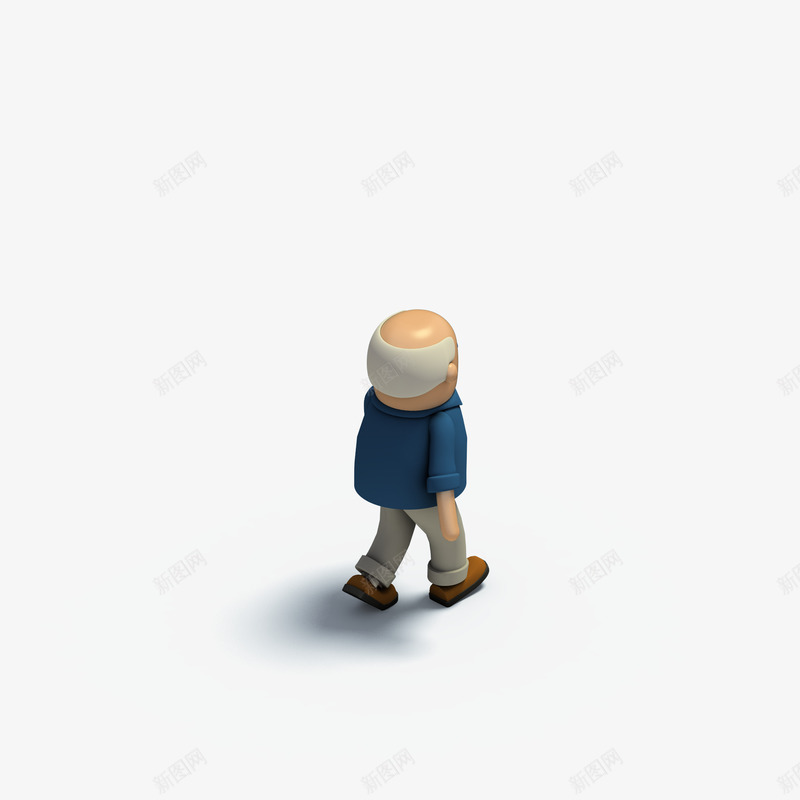 C4D人物小孩3D立体模型png免抠素材_新图网 https://ixintu.com 人物 小孩 立体 模型