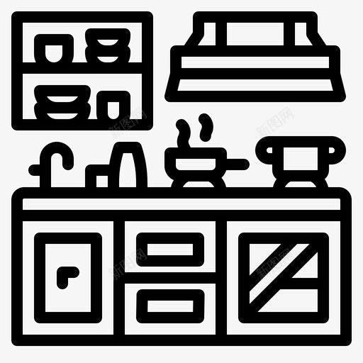 厨房旅舍8直系svg_新图网 https://ixintu.com 厨房 旅舍 直系