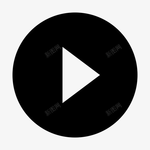 播放圆实48pxsvg_新图网 https://ixintu.com 播放 圆实
