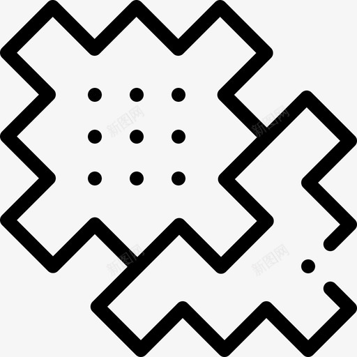 纺织品针线活12线状svg_新图网 https://ixintu.com 纺织品 针线活 线状