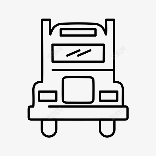 巴士运输旅行svg_新图网 https://ixintu.com 运输 巴士 旅行 卡车 轮廓 图标