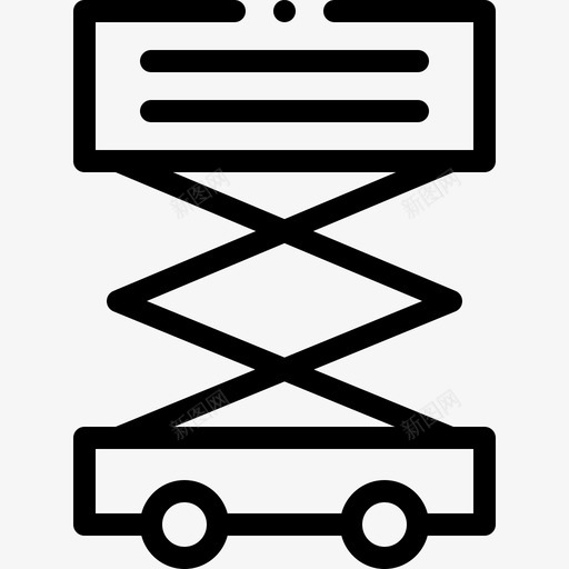 剪式升降机工业过程51线性svg_新图网 https://ixintu.com 剪式 升降机 工业 过程 线性