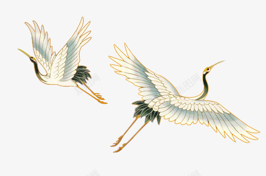 中国风仙鹤丹顶鹤古风古典免扣透明装饰PS设计png免抠素材_新图网 https://ixintu.com 中国 国风 仙鹤 丹顶鹤 古风 古典 免扣 透明 装饰设计