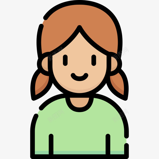 女儿家庭生活49岁直系肤色svg_新图网 https://ixintu.com 女儿 家庭生活 直系 肤色