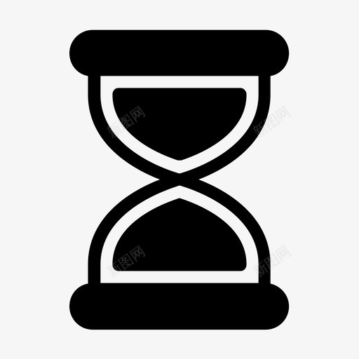 沙漏倒计时沙砾svg_新图网 https://ixintu.com 工具 沙漏 倒计时 沙砾 秒表 线图 图示
