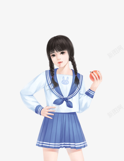 活泼女生png免抠素材_新图网 https://ixintu.com 活泼 女生