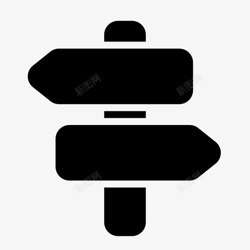 交通指示牌路标面性svg_新图网 https://ixintu.com 交通 指示牌 路标 面性