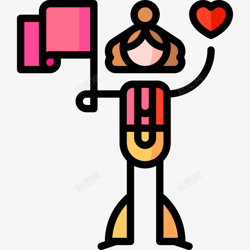免费世界爱5线性颜色svg_新图网 https://ixintu.com 免费 世界 线性 颜色