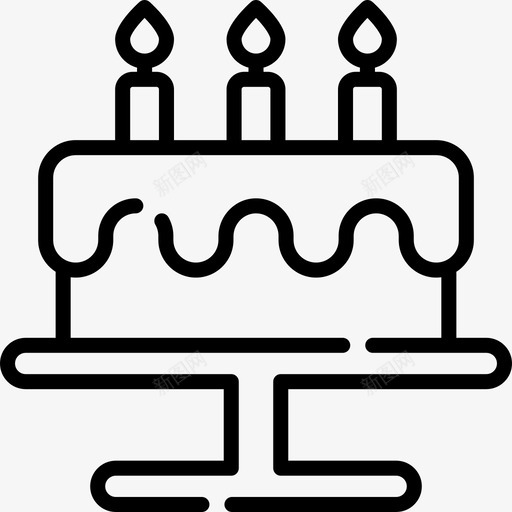 生日蛋糕家庭生活51直系svg_新图网 https://ixintu.com 生日蛋糕 家庭生活 直系