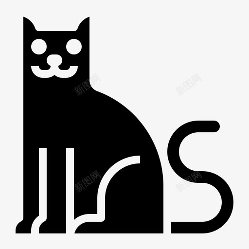 猫宠物店86号加油svg_新图网 https://ixintu.com 宠物 店号 加油