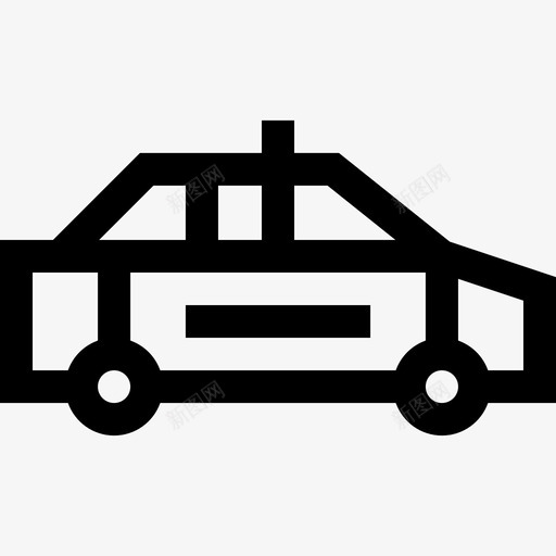 警车紧急情况51直线型svg_新图网 https://ixintu.com 警车 紧急 情况 直线 线型