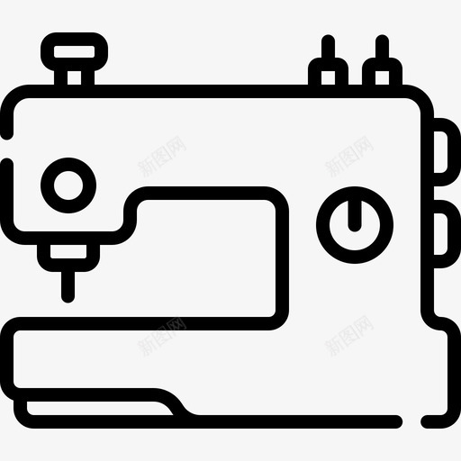 缝纫劳动节37线性svg_新图网 https://ixintu.com 缝纫 劳动节 线性