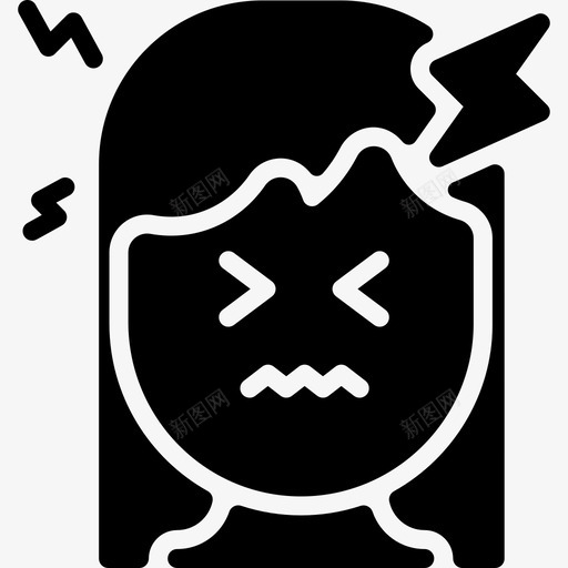 头痛病毒传播79填充svg_新图网 https://ixintu.com 头痛 病毒 传播 填充