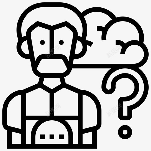 机器人人工智能120线性svg_新图网 https://ixintu.com 机器人 人工智能 线性