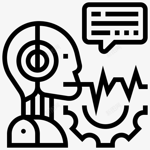 语音人工智能120线性svg_新图网 https://ixintu.com 语音 人工智能 线性