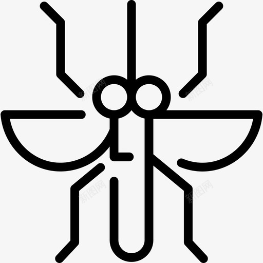 蚊子病毒传播78线状svg_新图网 https://ixintu.com 蚊子 病毒 传播 线状