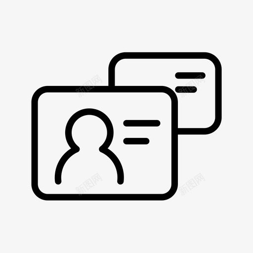 名片交换svg_新图网 https://ixintu.com 名片 交换