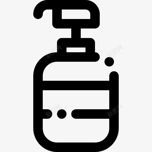 洗手液护理清洁svg_新图网 https://ixintu.com 洗手 护理 清洁卫生 家用电器
