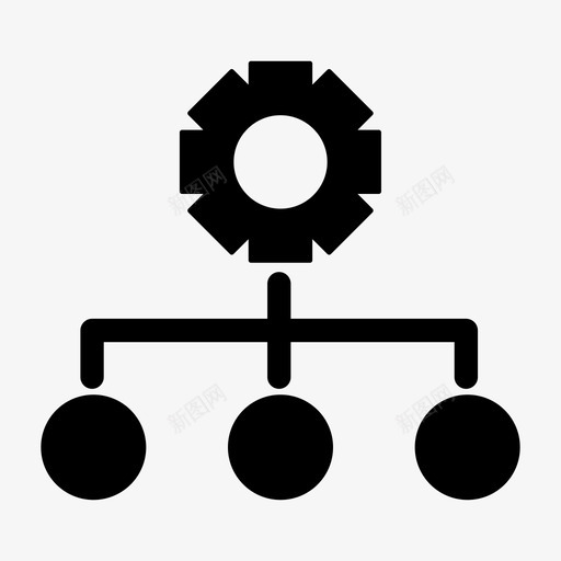 管理工作管理控制svg_新图网 https://ixintu.com 管理工作 管理 控制 服务 结构 假期 图标