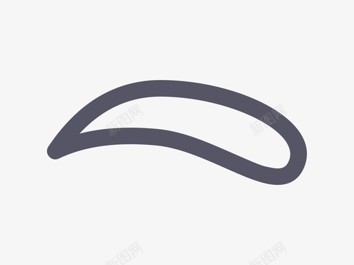 眉形svg_新图网 https://ixintu.com 眉形 线性 单色