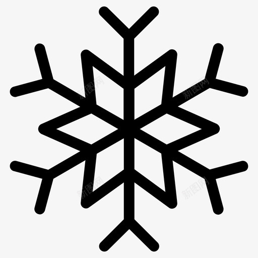 雪花寒冷霜冻svg_新图网 https://ixintu.com 雪花 寒冷 冷霜 冻冰