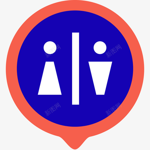 公共厕所定点svg_新图网 https://ixintu.com 公共 厕所 定点
