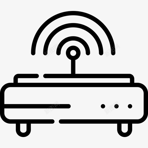 调制解调器远程办公11线性svg_新图网 https://ixintu.com 调制解调器 远程 办公 线性