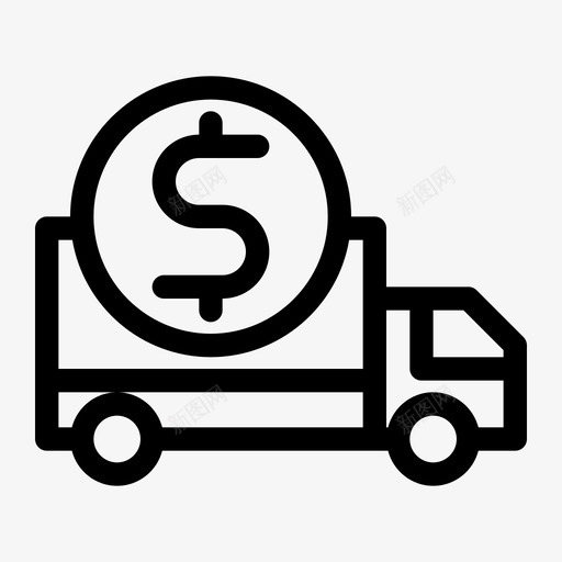 卡车运送货物商业svg_新图网 https://ixintu.com 卡车 运送 货物 商业 运输