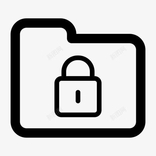 隐藏文件夹数据锁定svg_新图网 https://ixintu.com 文件夹 隐藏 数据 锁定 安全 文件 大纲