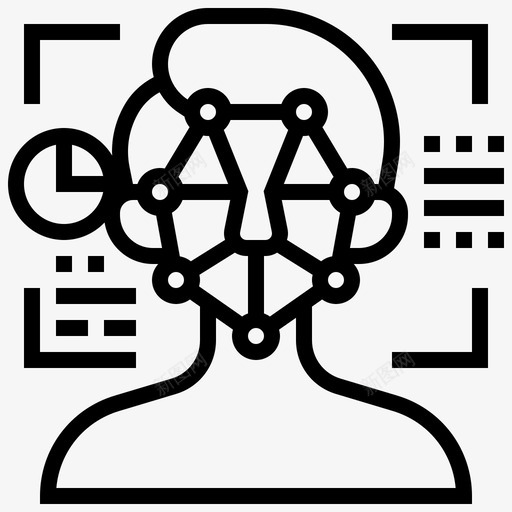 面部识别虚拟现实114线性svg_新图网 https://ixintu.com 面部 识别 虚拟现实 线性