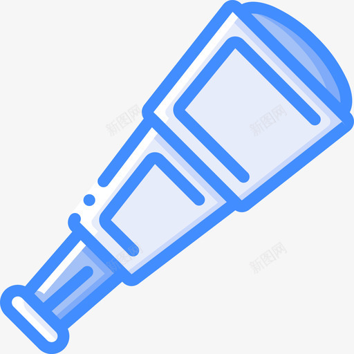 望远镜海盗生活8号蓝色svg_新图网 https://ixintu.com 望远镜 海盗 生活 蓝色