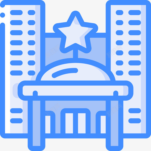 酒店奢华生活3蓝色svg_新图网 https://ixintu.com 酒店 奢华 生活 蓝色