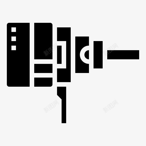 电阻器电子元件8字形svg_新图网 https://ixintu.com 电阻器 电子元件 字形