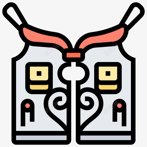 长裤牛仔13线性颜色svg_新图网 https://ixintu.com 长裤 牛仔 线性 颜色
